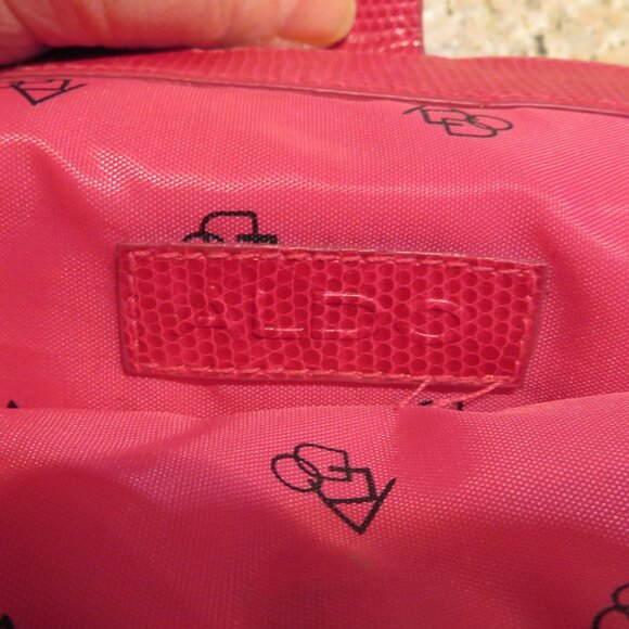 Aldo Pink Glossy Faux Snake Print w/Detachable Strap (K575) - Picture 3 of 4